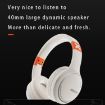 D MOOSTER D51 Foldable Noise Reduction Bluetooth Headset White - 5