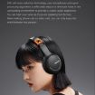 D MOOSTER D51 Foldable Noise Reduction Bluetooth Headset White - 6