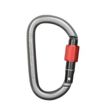 Xinda 25kN Climbing Carabiner Aluminum D-Shape Screw Gates Lock - 1