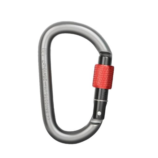 Xinda 25kN Climbing Carabiner Aluminum D-Shape Screw Gates Lock - 1