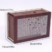 Wooden Money Box Piggy Bank With Counter - Dark Brown 10,000 Euros - 3