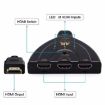 3 in 1 HDMI Input 4K x 2K HDTV Pigtail Switch Adapter Splitter - 4