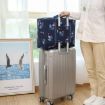 Waterproof Foldable Hand Luggage Bag - Navy Blue Flamingo - 8
