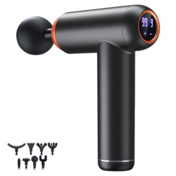 Muscles Relax Massager Fitness Equipment Fascia Gun - Black - 1