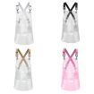 Silk Short Transparent TPU Apron - Black Webbing - 2