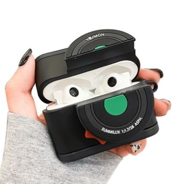 Black AirPods Pro Bluetooth Headphone Case - Instant Camera Style - 1