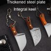 Mini Knife Keychain Portable Removal Express Pendant Accessory With Holster - 3
