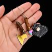 Mini Knife Keychain Portable Removal Express Pendant Accessory With Holster - 7