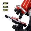 HD 1200X Microscope Toy for Kids - Educational Science Equipment (Red) - 7