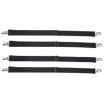 Sofa Fixer Fabric Cushion Fixing Strap - Medium Black - 1