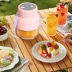 800ml Wireless Portable Juicer - Large-capacity Outdoor Juicer (Green) - 9
