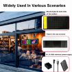 Car Flexible Display Advertising Screen 12x59.5cm16 x 96 LEDs - Bluetooth Smart - 5