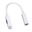 Type-C to 8 Pin/3.5mm Audio Adapter Cable - White - 1