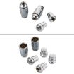 M1/2-20mm Car Tire Nut Anti-theft Lock - Set of 6 - 2