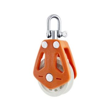 BSET MATEL Marine Nylon Plastic Swivel Bearing Single Pulley - 1