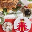 6pcs Christmas Tree Knife and Fork Sleeve Tableware Bag (Red) - 6
