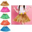 30cm Halloween Hula Show Costume Grass Skirt Pink - 2