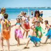 30cm Halloween Hula Show Costume Grass Skirt Pink - 7