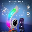 G69 Abyss Light RGB Desktop Bluetooth Speaker - White - 7