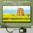 Mini HDTV to HDTV Right Angle Head HD Video Data Adapter Cable for DSLR Camera - 3