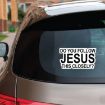 10pcs Funny English Bumper Sticker - Follow Jesus Closely - Adhesive - 3