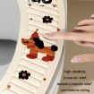 Adhesive Waterproof Toilet Mat - Cheese Puppy (1 Pair) - 4