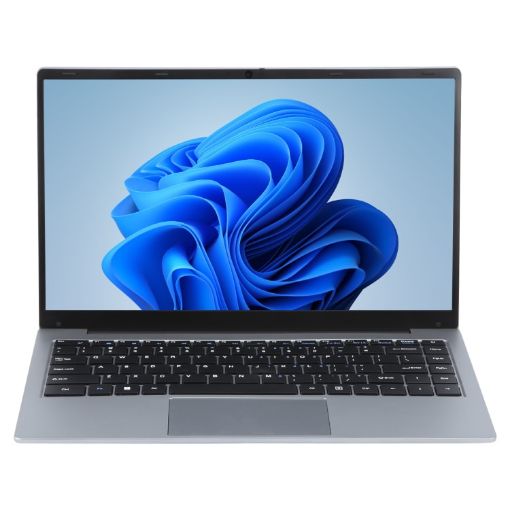 14" Windows 11 Laptop, 8GB+1TB, Intel Core i3 CPU, 180 Rotation - Silver - 1