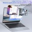 14" Windows 11 Laptop, 8GB+1TB, Intel Core i3 CPU, 180 Rotation - Silver - 7