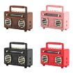 BT21 Retro USB Flash Drive FM Radio Wireless Bluetooth Speaker Red - 2