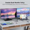 WAVLINK UHP510 Pro 87W PD Charging USB C to Dual HD Converter Adapter - 9