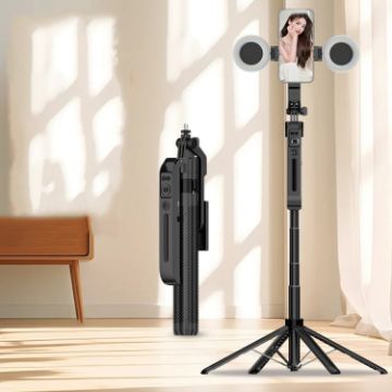 1.8m Smart Face Tracking Selfie Stick Tripod with Remote Control - 1