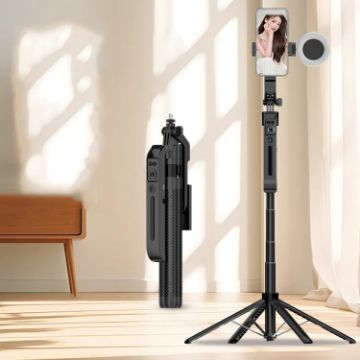 1.8m Smart Face Tracking Selfie Stick Tripod with Remote Control - 1