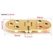 Thickened Zinc Alloy Half Round Table Flip Hinge - Silver - 3