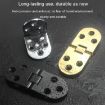 Thickened Zinc Alloy Half Round Table Flip Hinge - Silver - 7