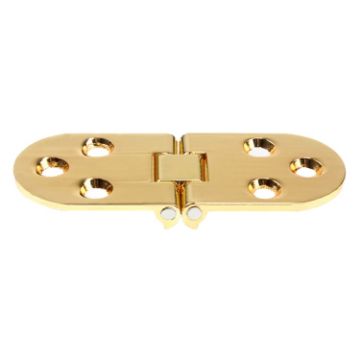 Gold Cabinet Door Folding Hinge - Thickened Zinc Alloy - Half Round Table Flip - 1
