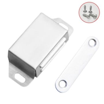Stainless Steel Magnetic Door Catch for Kitchen Cabinet - 02C - 1