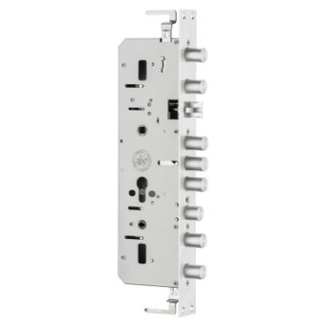 6068 Steel Security Door Lock Body - Mechanical & Fingerprint Lock - 388 x 30mm - 1
