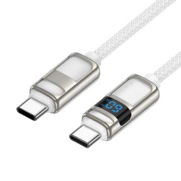 hoco U137 USB-C to USB-C Cable 60W Charging Data 1.2m White - 1