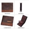 Baellerry DR112 RFID Anti-theft Wallet Card Holder (Dark Brown) - 2