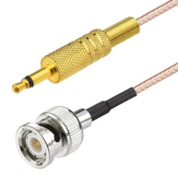 100cm BNC Male to 3.5mm Male Stereo Adapter Cable - 1