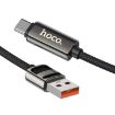 hoco U137 USB to USB-C/Type-C 5A Charging Data Cable 1.2m White - 3