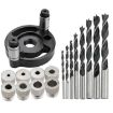 Woodworking Drill Locator Self Centering Dowelling Jig + 3-10mm Drill Bit - 1
