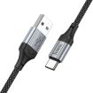 hoco X102 USB to USB-C/Type-C Charging Cable, 1m (Black) - 2