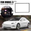 Tesla Model 3 2024 Screen Bumper Protective Cover - Silicone Frame - 3
