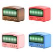 Red Mini Card USB Flash Drive FM Radio Retro Wireless Bluetooth Speaker - 2