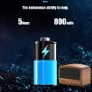 Red Mini Card USB Flash Drive FM Radio Retro Wireless Bluetooth Speaker - 7