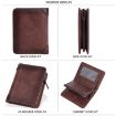 Baellerry DR113 RFID Anti-Theft Short Wallet (Dark Brown) - 2