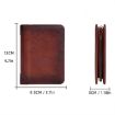 Baellerry DR113 RFID Anti-Theft Short Wallet (Dark Brown) - 4