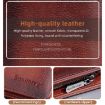 Baellerry DR113 RFID Anti-Theft Short Wallet (Dark Brown) - 8