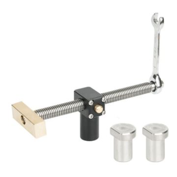 Adjustable Desktop Clip Vise Dowel Fast Fixed Clamp Tool, 19mm + 2 Table Clamp - 1